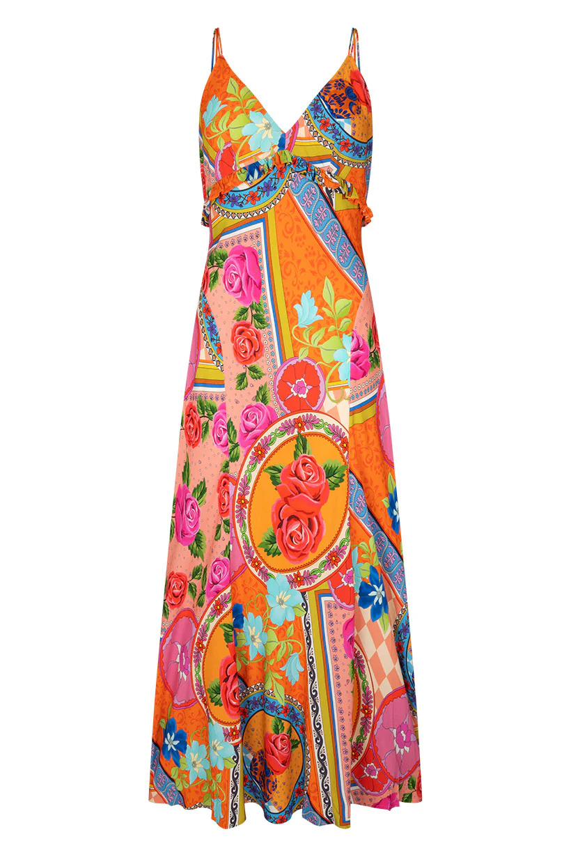 Aphrodite Bias Maxi Dress - Image 4