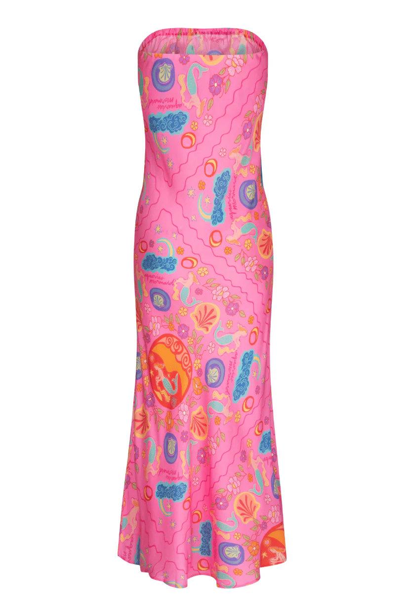 Aquarius Strapless Bias Dress - Image 5