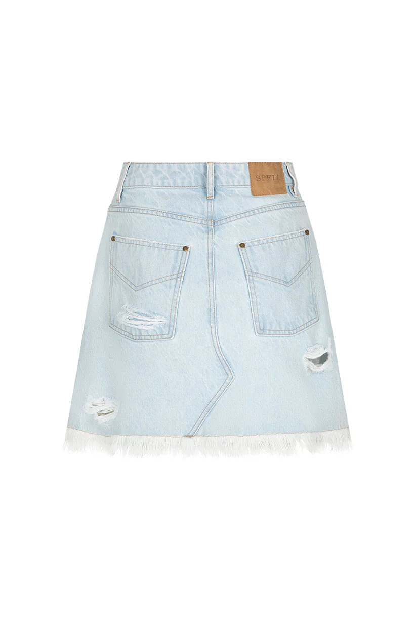 Daydreamer Denim Mini Skirt - Image 9