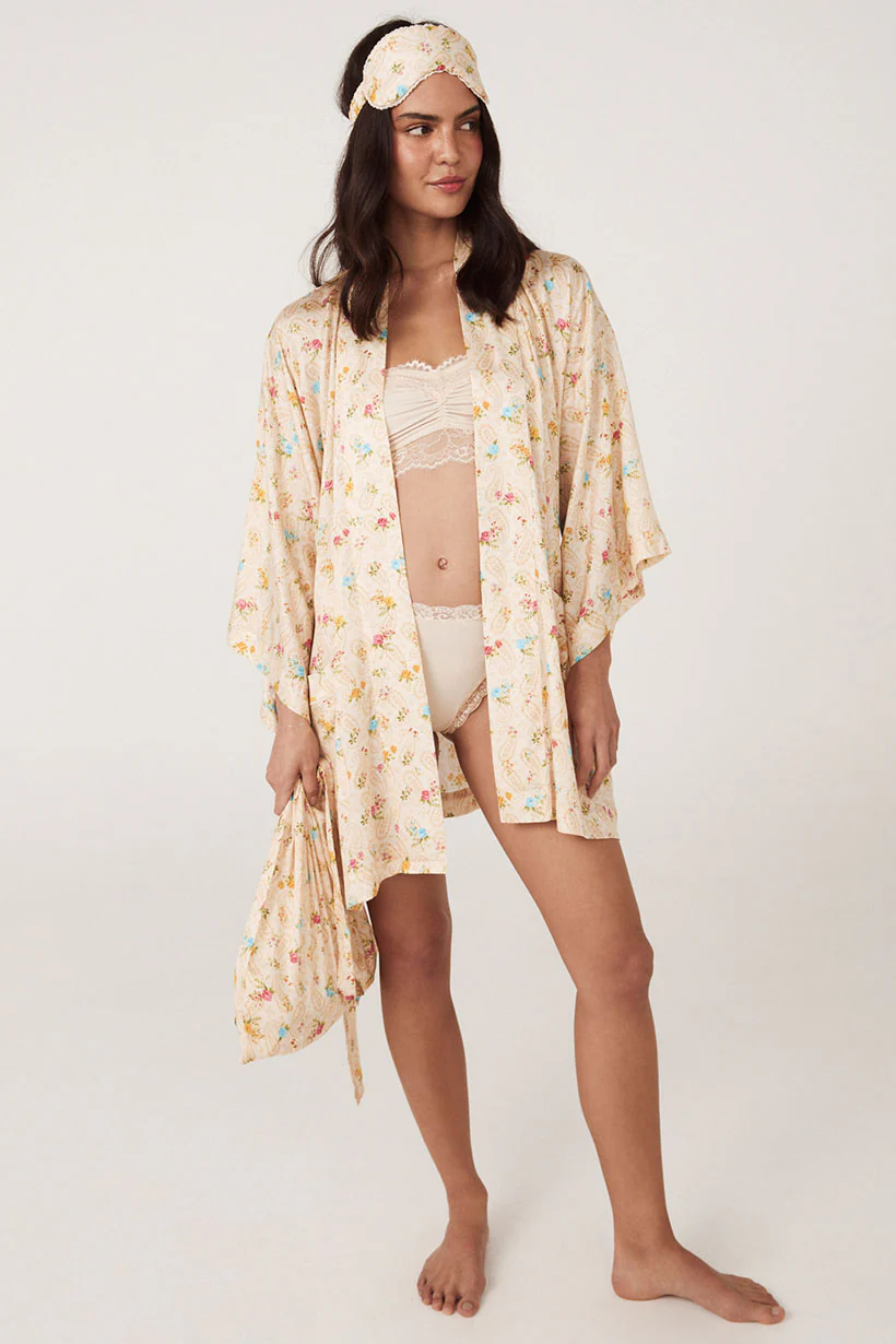 Fleur Robe and Eye Mask Set - Image 6