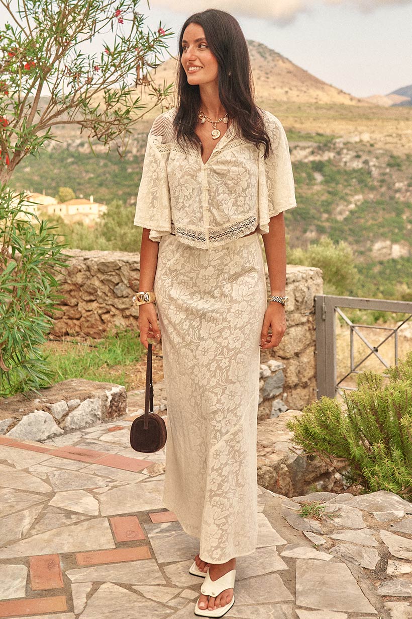 Free Love Lace Bias Skirt - Image 3