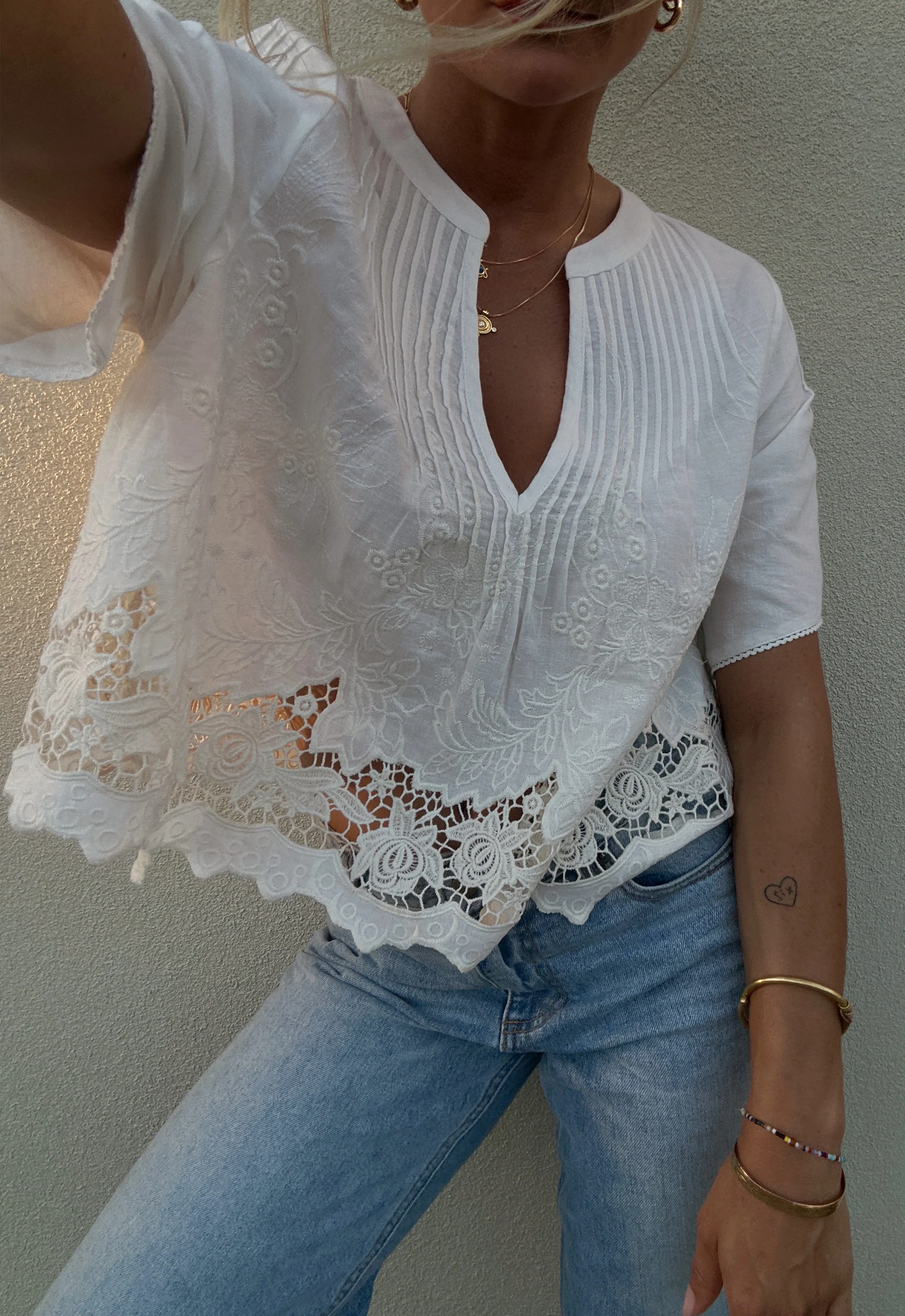 Kala Short Sleeve Blouse - Image 2