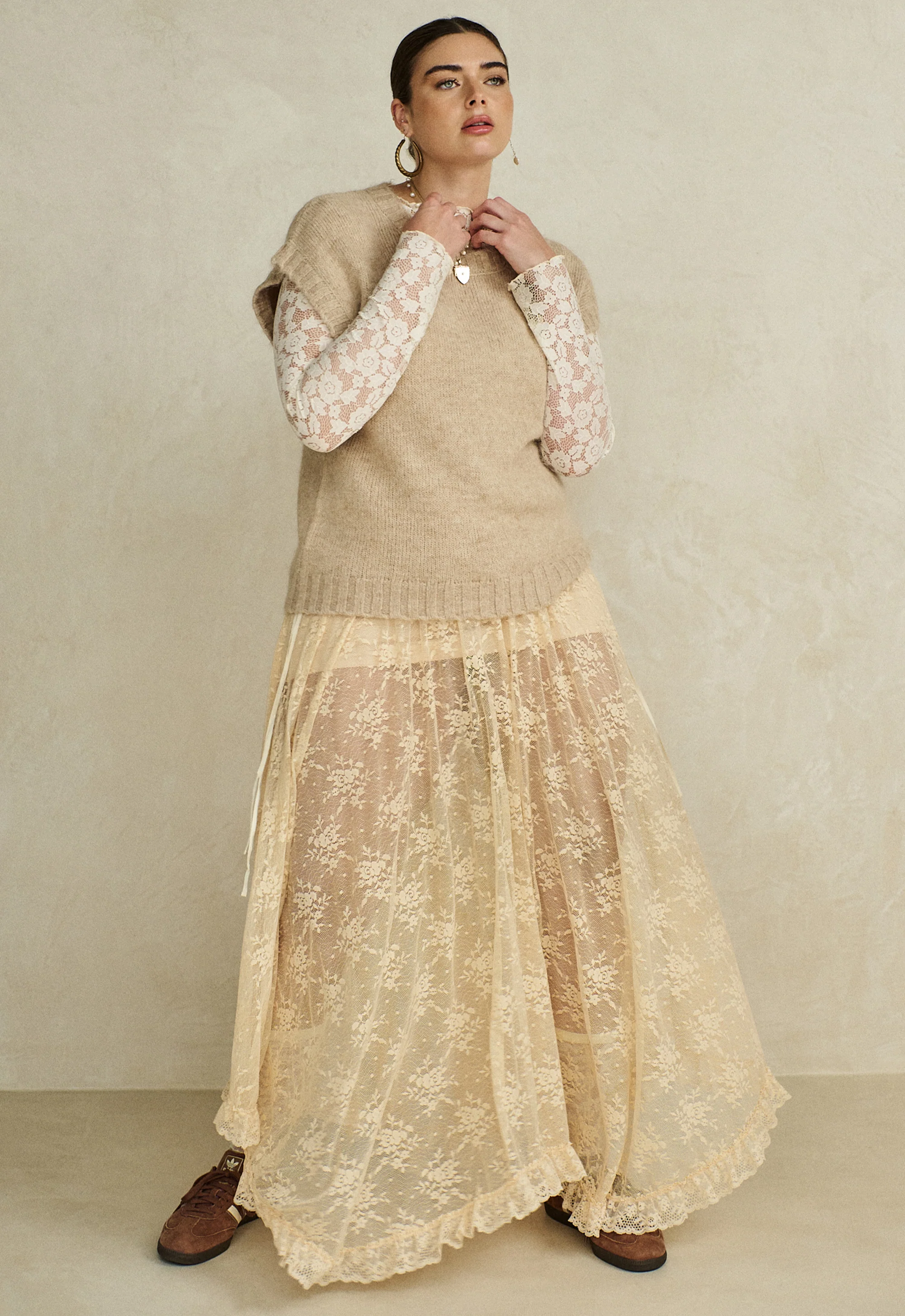 Labyrinth Lace Maxi Skirt - Image 7