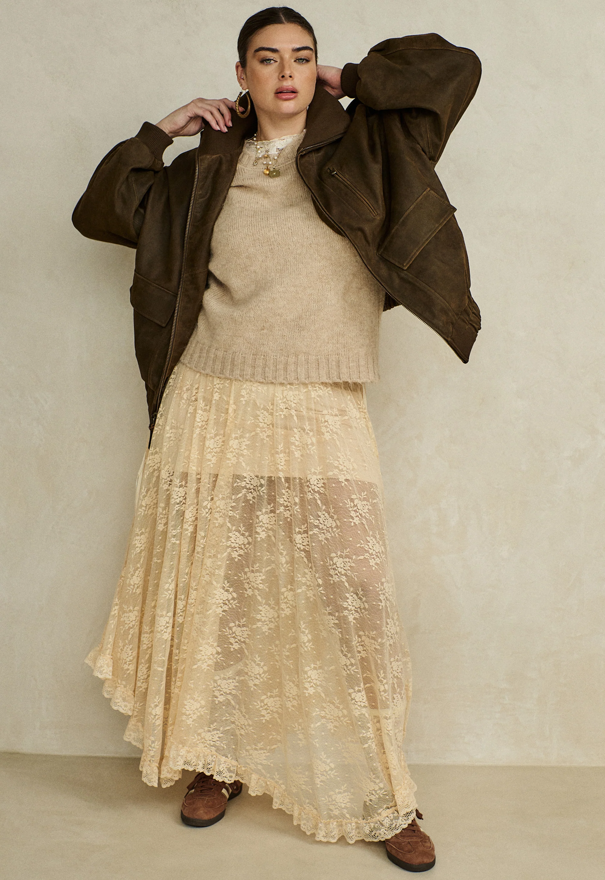 Labyrinth Lace Maxi Skirt - Image 8