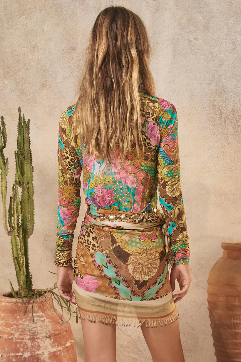 Lovers & Dreamers Mesh Long Sleeve Top - Image 4