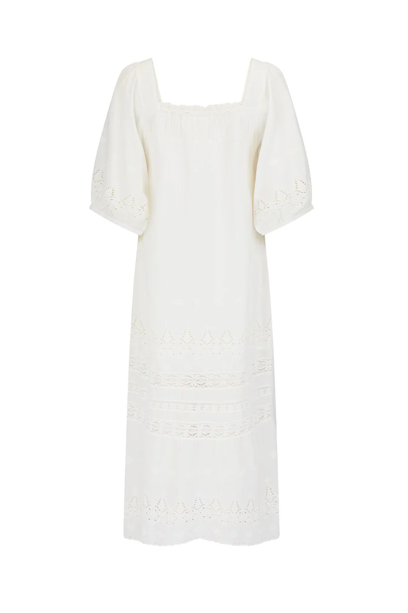 Maiden Lace Midi Dress - Image 6
