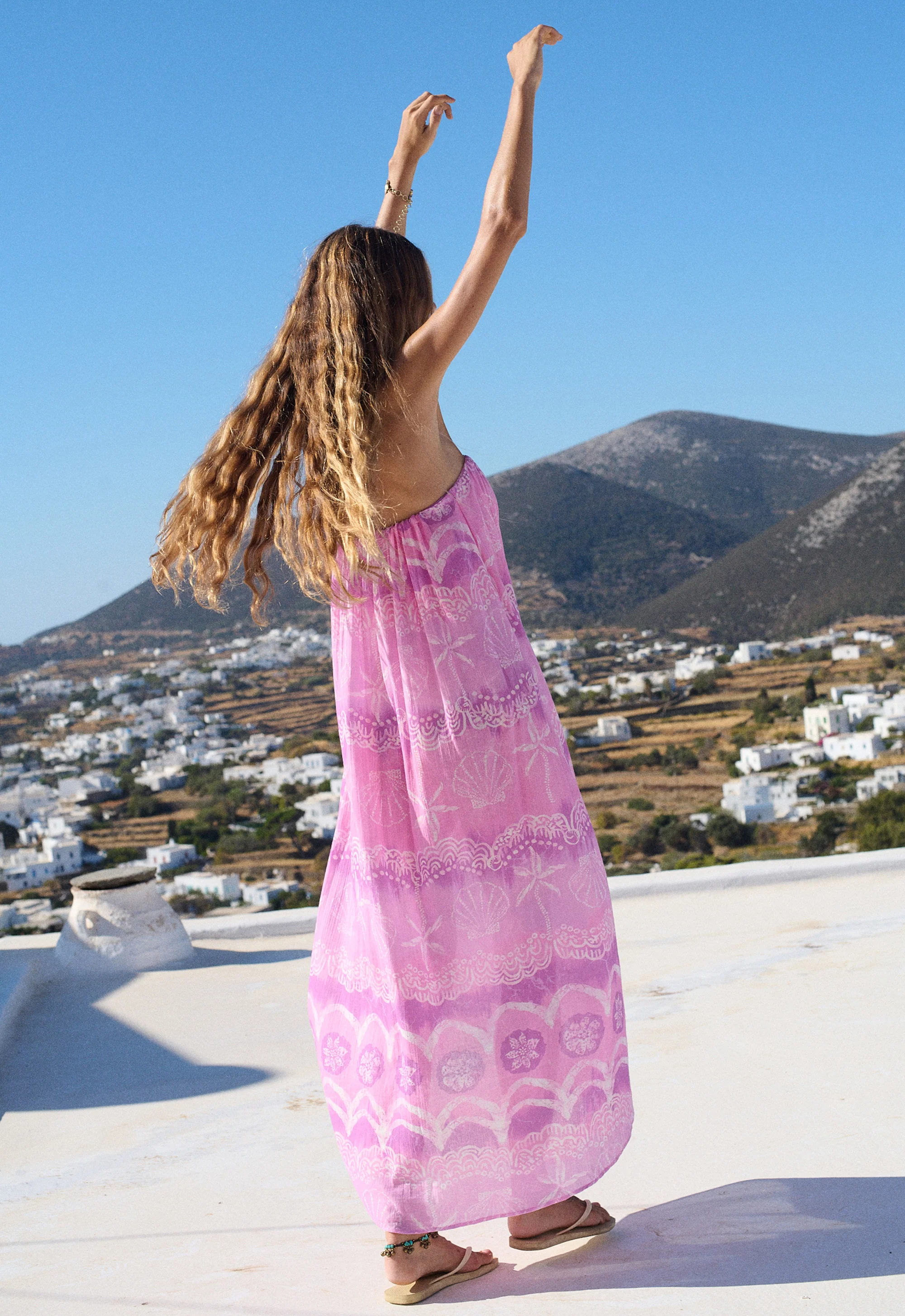 Mermaid Cove Strapless Maxi Dress - Image 3