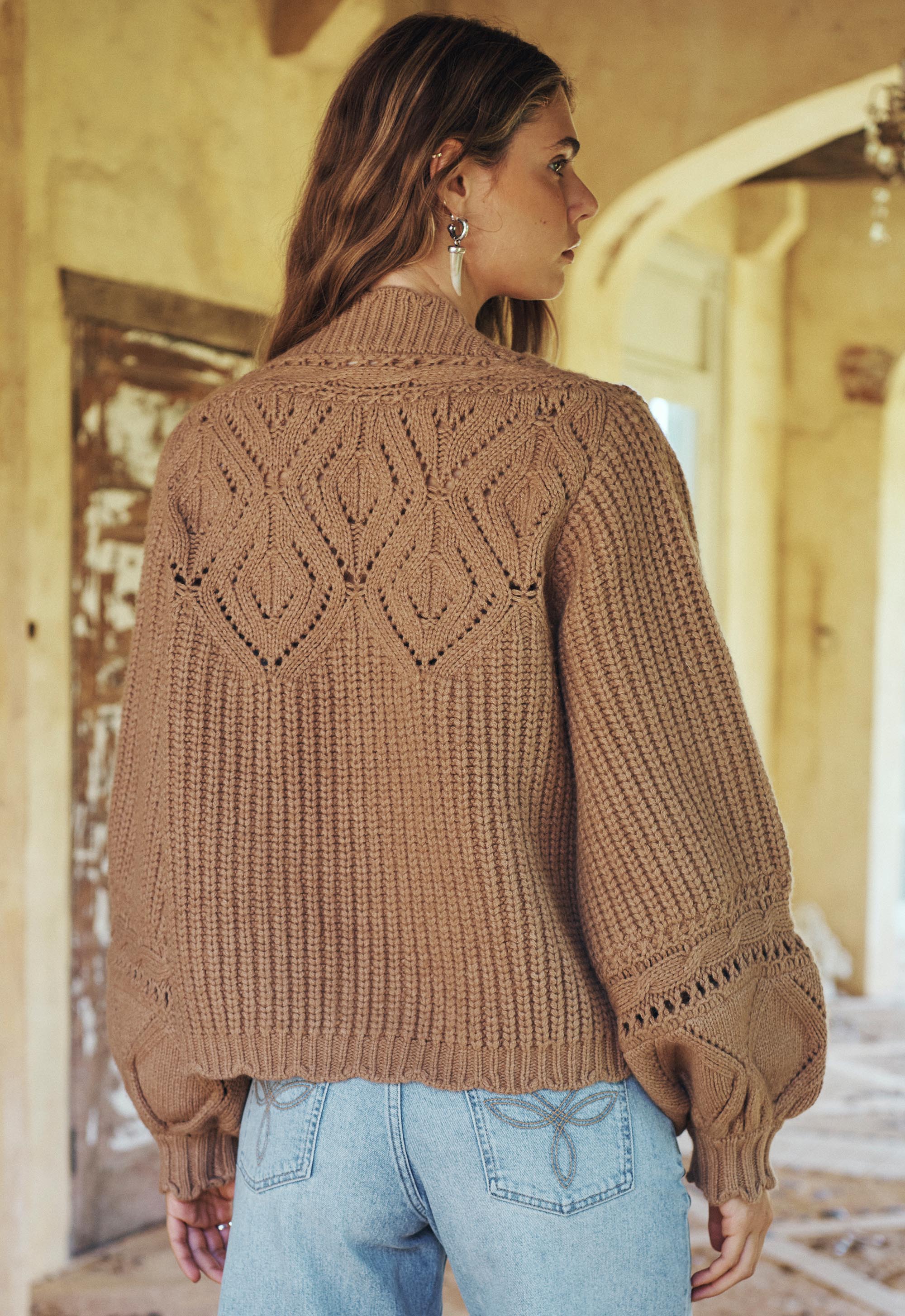 Mulberry Knit Cardigan - Image 3
