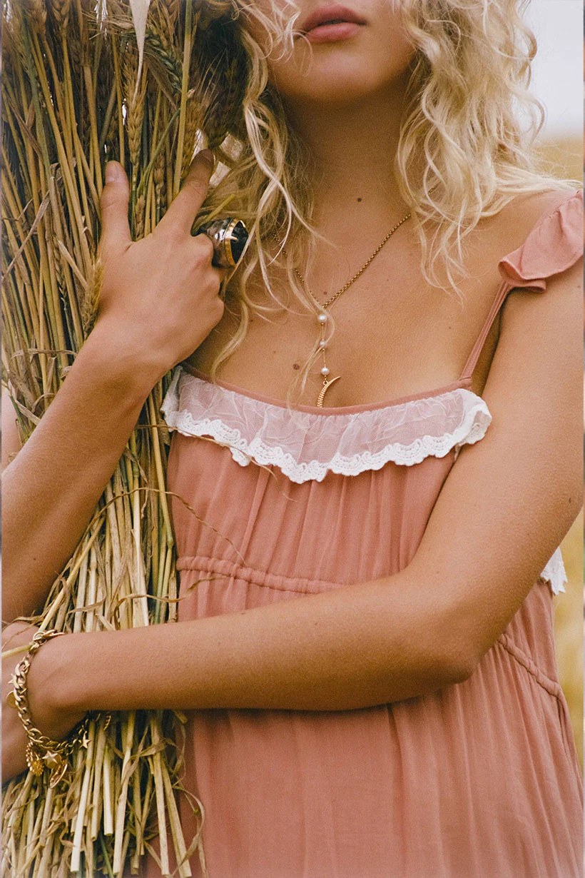 Poison Peach Mini Dress - Image 4