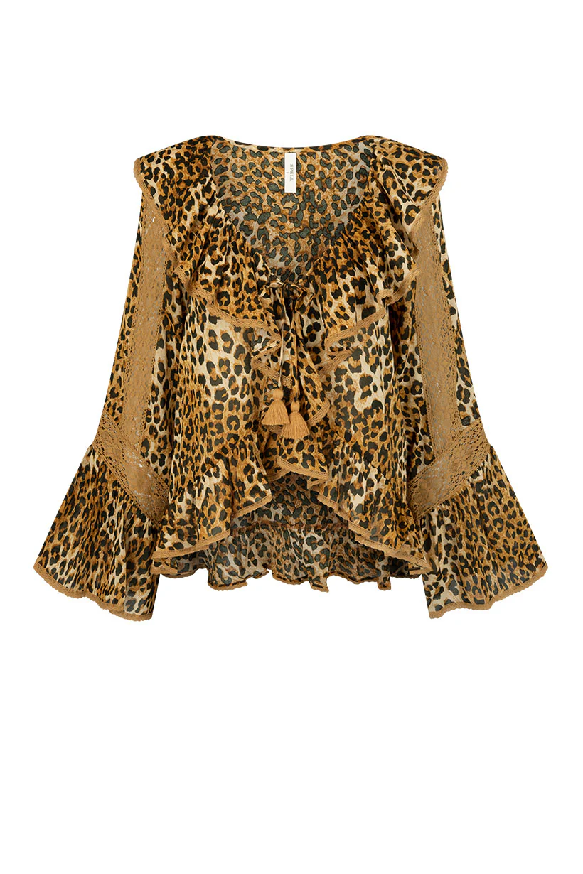 Samantha Lace Frill Blouse - Image 3