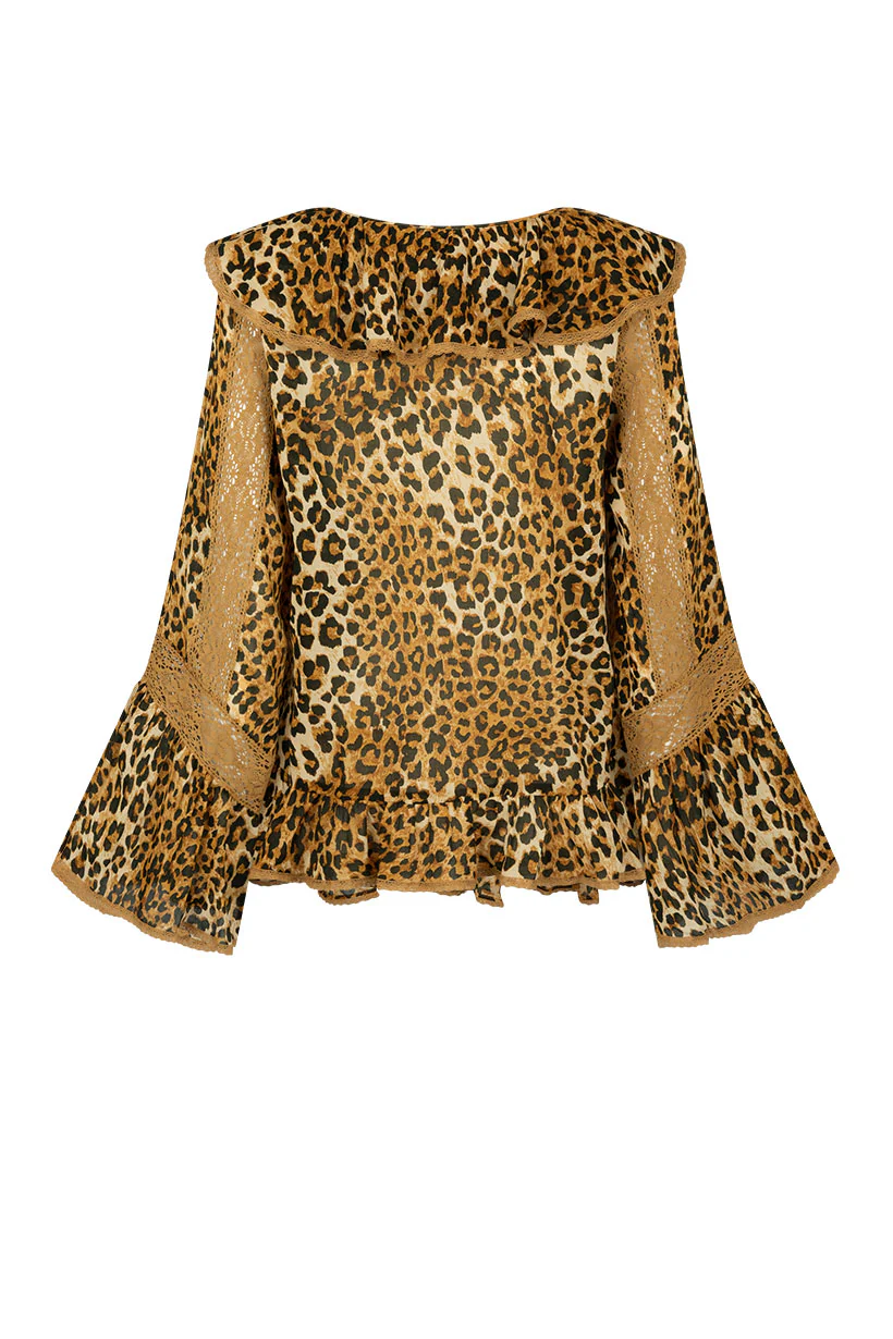 Samantha Lace Frill Blouse - Image 4