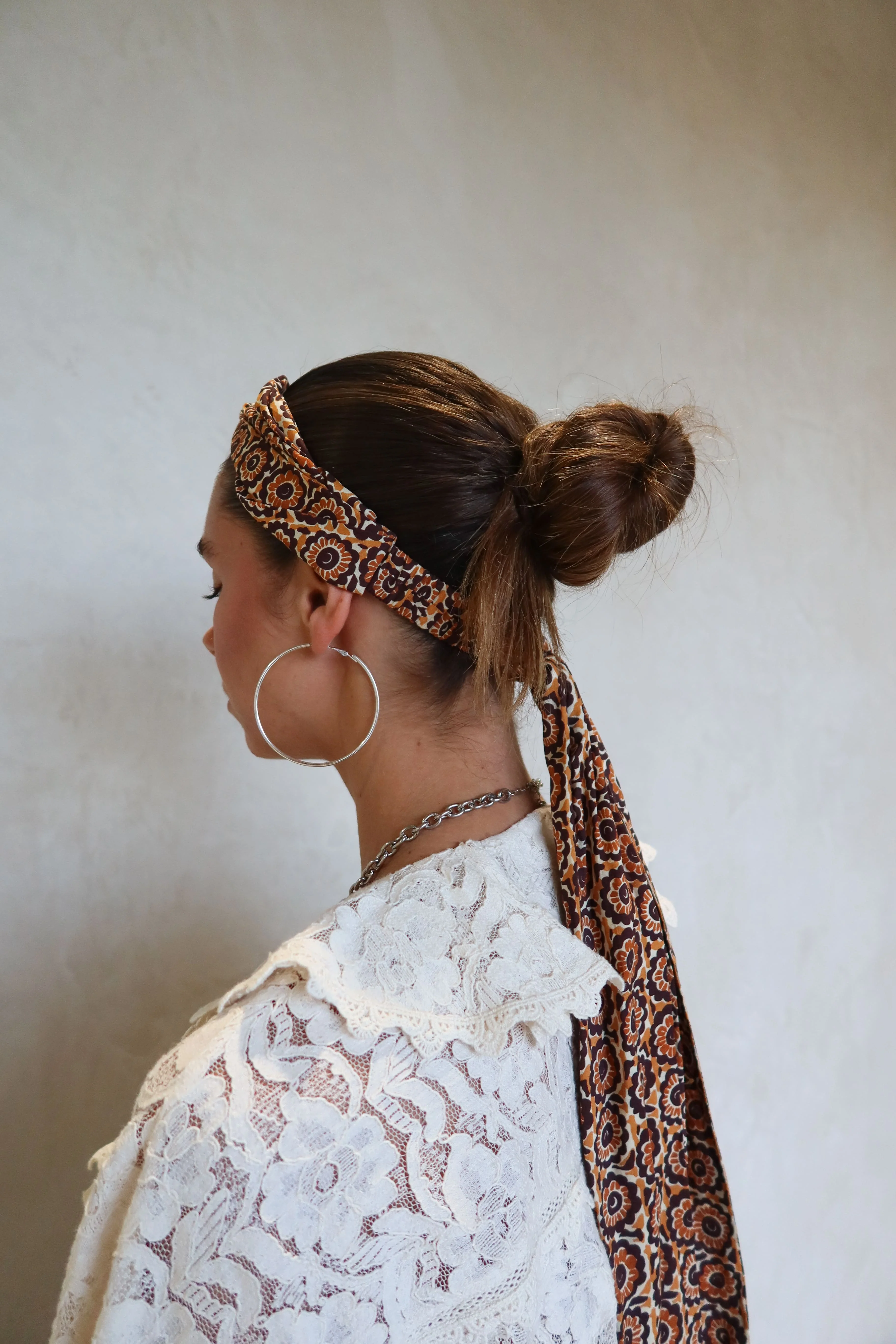 Sannah Soft Wrap Headband with Tie