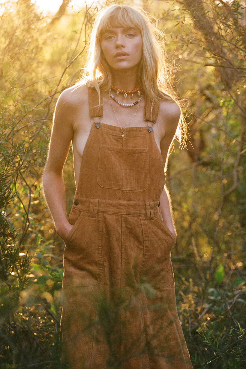 Summit Cord Overall Dress - Image 3