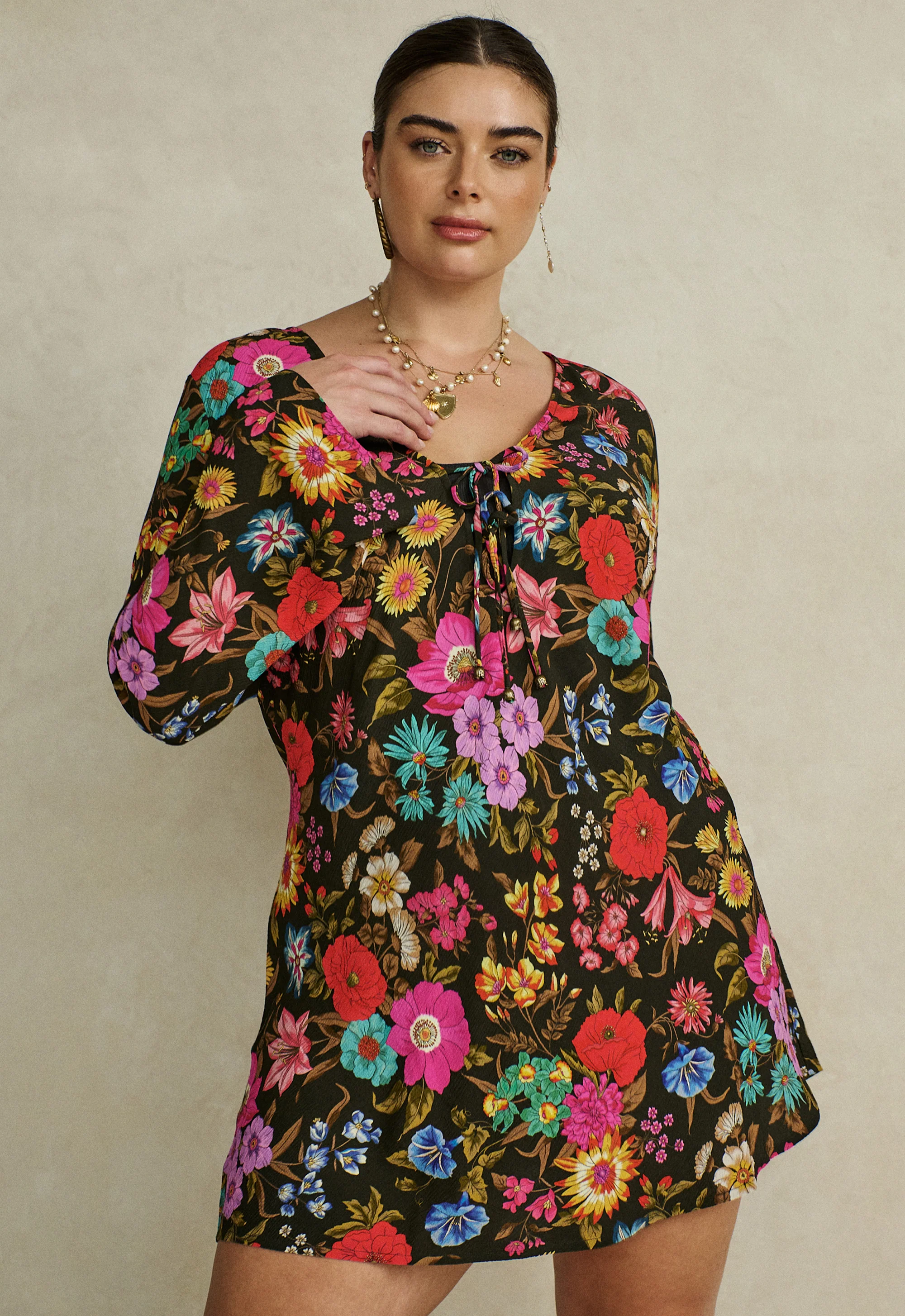 Valley of the Dolls Bias Mini Dress - Image 6