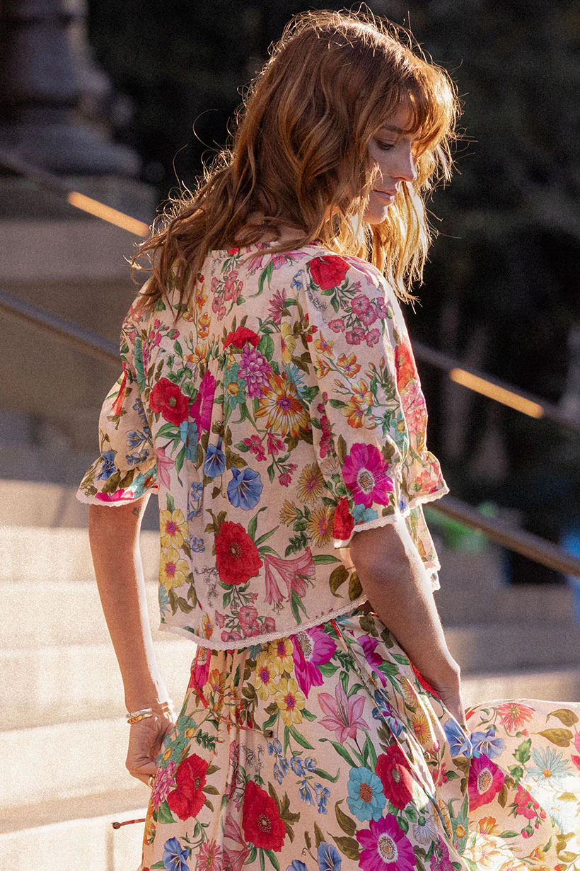 Valley of the Dolls Short Sleeve Blouse - Image 5