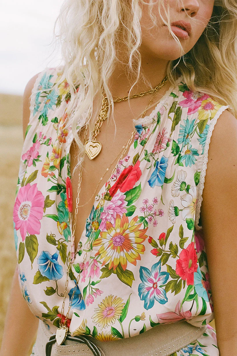 Valley of the Dolls Sleeveless Blouse - Image 2