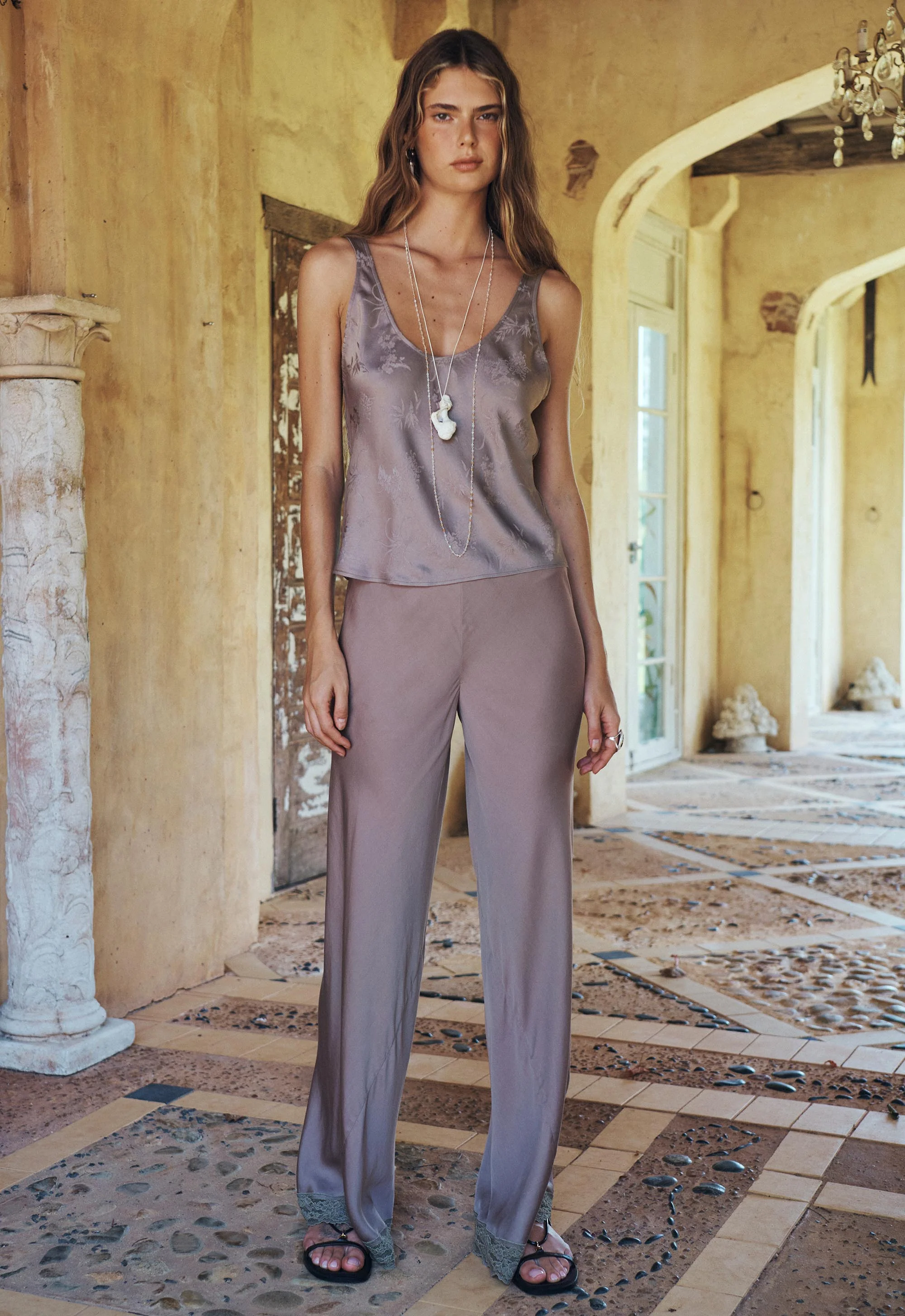 Vina Lace Bias Pant - Image 4
