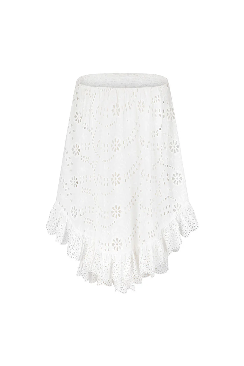 Yaya Lace Scarf Mini Dress - Image 6